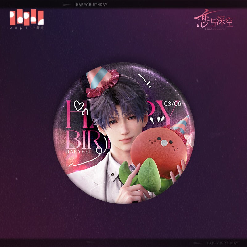 Love and Deepspace Rafayel's Birthday Badge (Pre-Order)