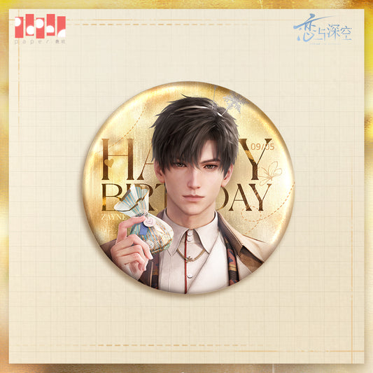 Love and Deepspace Zayne's Birthday Badge (Pre-Order March 2025)